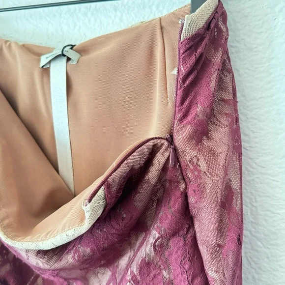 NWT Mistress Rocks Mulberry and Hemp Lace Mini Skirt Small - Picture 4 of 8